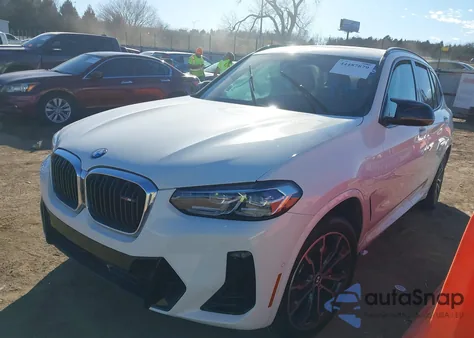 2022 BMW X3 M40I z USA, uszkodzony, nr VIN 5UX83DP04N9M54566